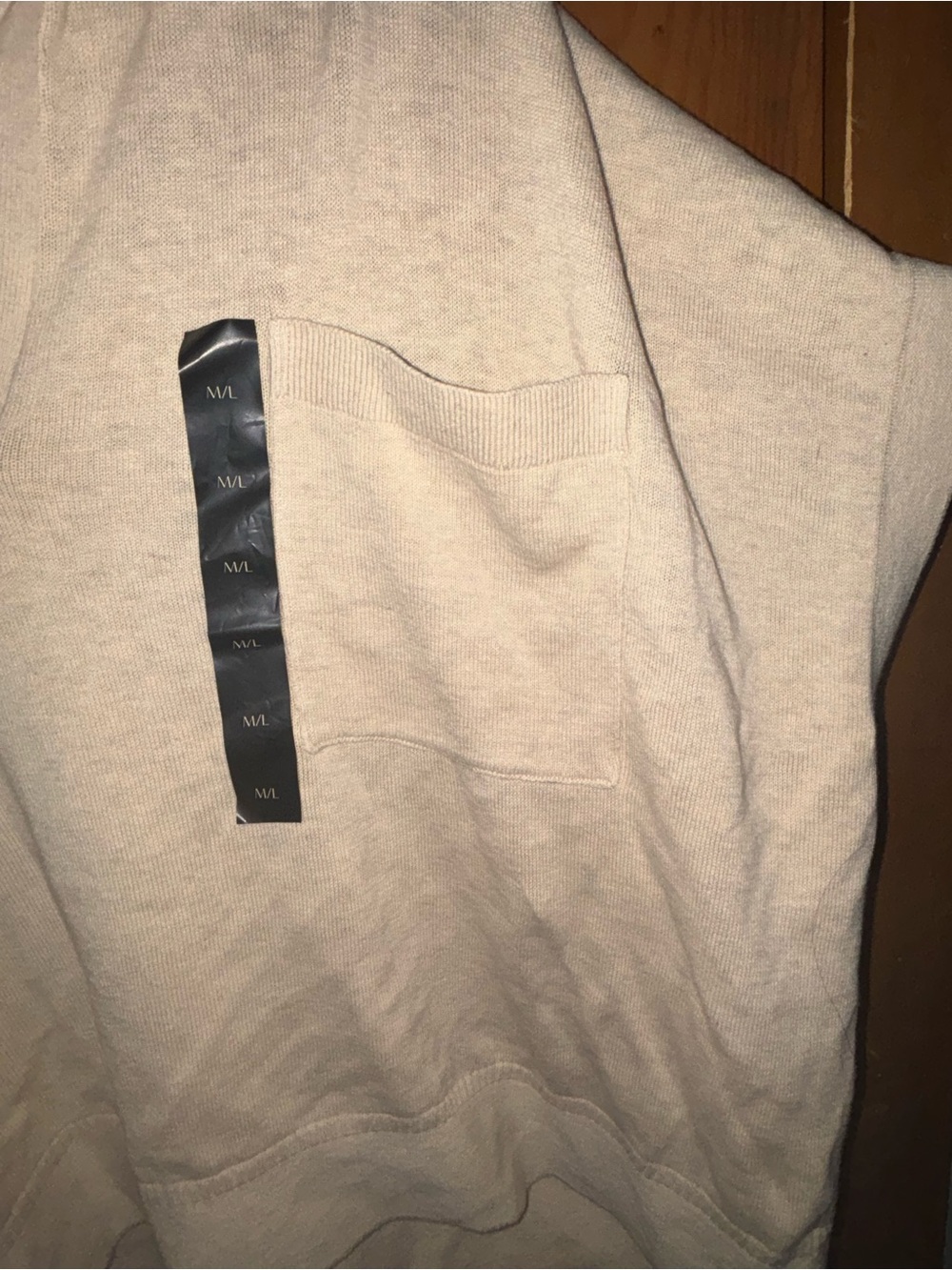 NWT Oversized Banana Republic Oatmeal Cotton-Linen Polo Short Sleeve Top - Picture 4 of 5